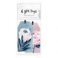 Hotchpotch Swan Lake Pink And Blue Floral Gift Tags (6)