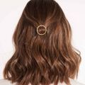 Joma Hair Accessory Gold Pave Circle Clip