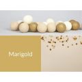 Happy Lights - 35 Cotton Ball LED Fairy Lights - Marigold