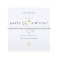 Joma A Little "Happy 40th Birthday" Bracelet