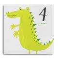 Janie Wilson "4 Today" Kids Crocodile Birthday Card