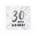 Hotchpotch Luxe "30" Happy Birthday Card