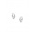Tutti & Co Peace Silver Hoop Earrings