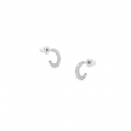 Tutti & Co Aurora Silver Hoop Earrings