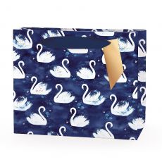 Hotchpotch Swan Lake Luxury Blue Swan Gift Bag