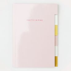 Caroline Gardner Multi Tab A5 Notebook - Gloss Pink