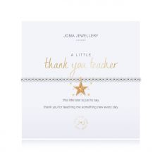 Joma A Little "Thank You Teacher" Bracelet
