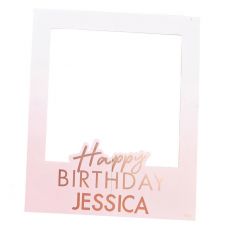 Ginger Ray Personalised "Happy Birthday" Selfie Photo Booth Frame