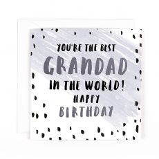 Hotchpotch Luxe "Best Grandad In The World" Birthday Card