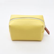 Caroline Gardner Yellow Mini Cube Cosmetic Bag