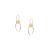 Tutti & Co Gold Tideline Earrings