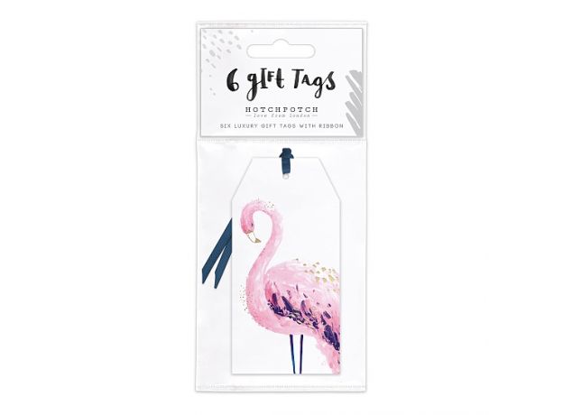 Hotchpotch Swan Lake Flamingo Gift Tags (6)