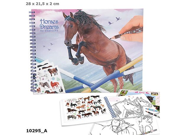Horses Dreams Colouring Book