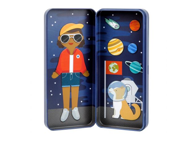 'Space Bound' Magnetic Dress Up & Play Set