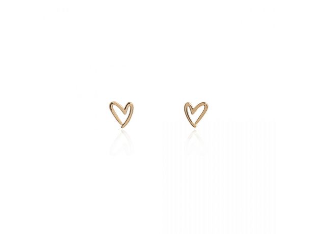 Joma Florence Outline Heart Earring Set