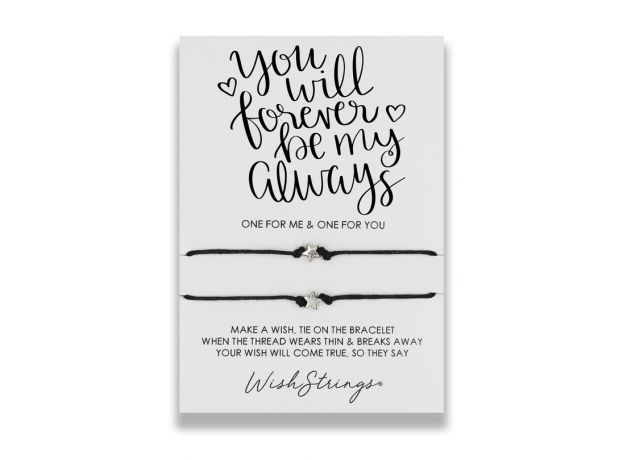Wishstrings "Forever My Always" Wish Bracelet