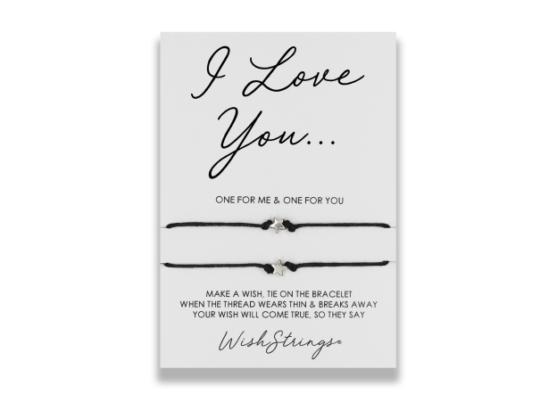 Wishstrings "I Love You" Wish Bracelet