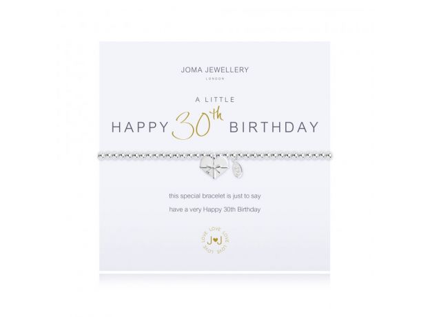 Joma A Little "Happy 30th Birthday" Bracelet