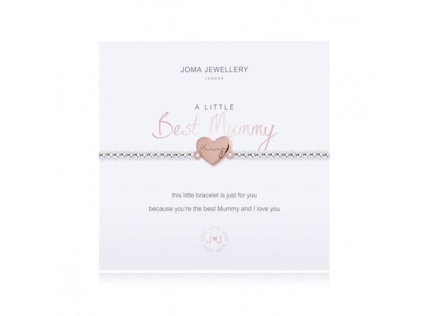 Joma - A Little 'Best Mummy' Bracelet - Silver