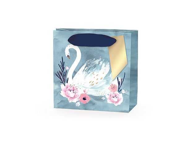 Hotchpotch Swan Lake Pale Blue Swan Mini Gift Bag