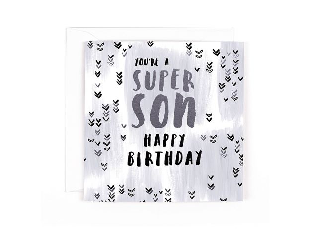 Hotchpotch Luxe "Super Son" Birthday Card