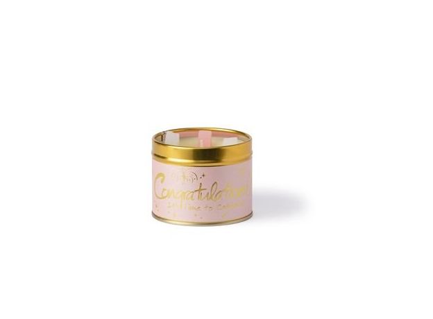 Lily Flame "Congratulations" Scented Tinned Candle