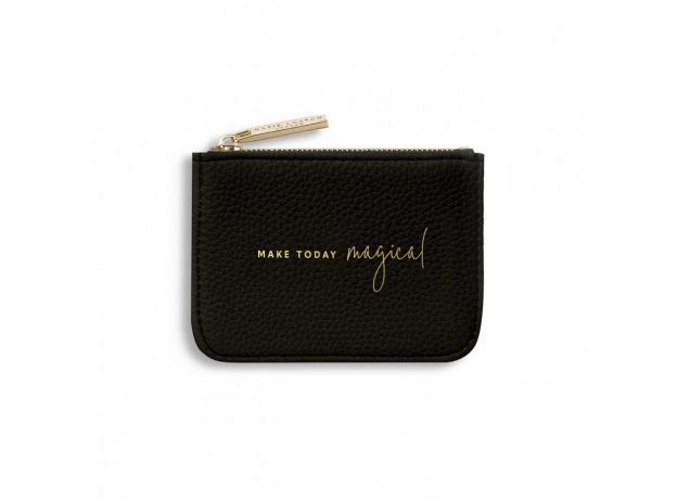 Katie Loxton 'Make Today Magical' Structured Coin Purse - Black