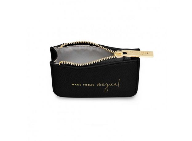 Katie Loxton 'Make Today Magical' Structured Coin Purse - Black