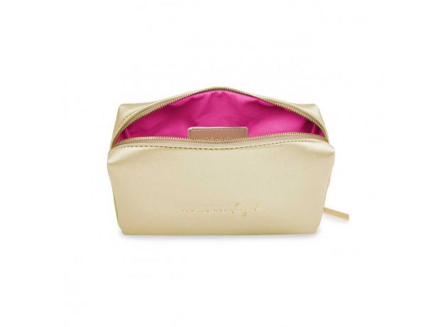 Katie Loxton 'You Are Wonderful' Colour Pop Make-Up Bag - Gold