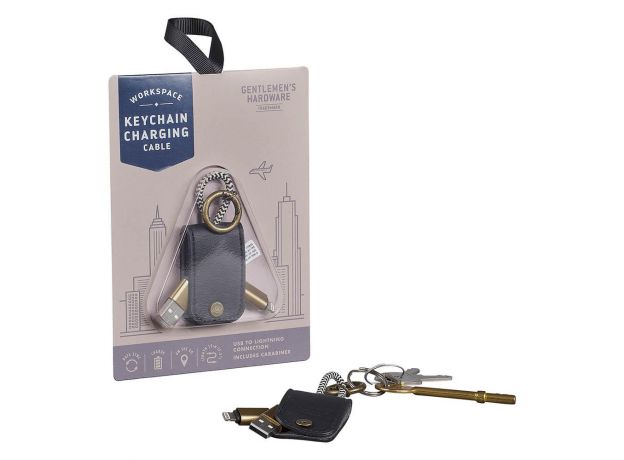 Gentleman's Hardware Keychain Charging Cable