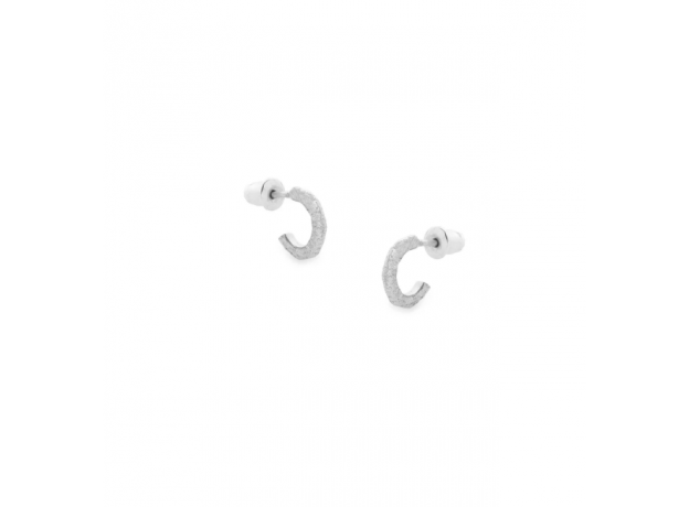 Tutti & Co Aurora Silver Hoop Earrings