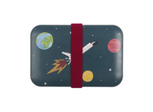 Sophie Allport Childrens Bamboo Lunch Box - Space