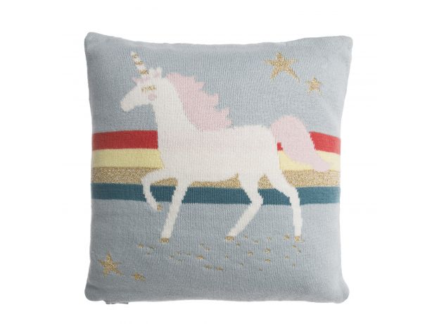 Sophie Allport Childrens Cushion with Pocket - Unicorn
