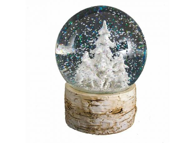White Tree Snow Globe White Tree Snow Globe