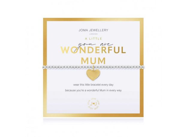 Joma Jewellery A Little Wonderful Mum Bracelet Beautifully Boxed
