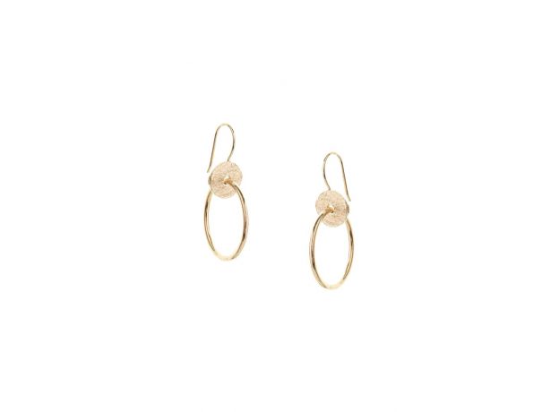 Tutti & Co Gold Tideline Earrings