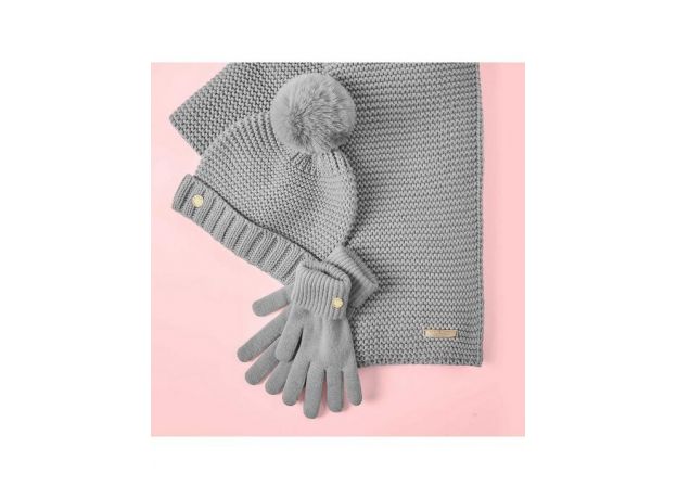 Katie Loxton Chunky Knit Scarf - Grey