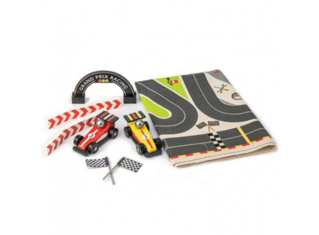 Tender Leaf Toys Formula One Racing Playmat