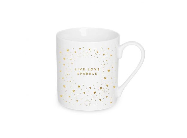 Katie Loxton 'Live Love Sparkle' Porcelain Mug