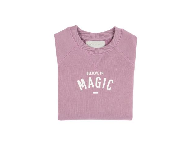 Bob & Blossom 'BELIEVE IN MAGIC' Sweatshirt - Violet