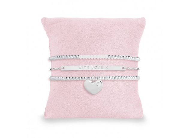 Joma Bridal With Love X Stacking Bracelets Gift Box