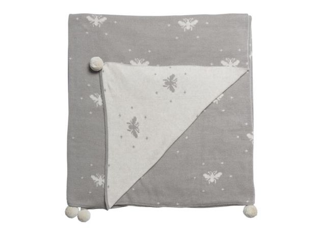 Sophie Allport Bees Knitted Throw