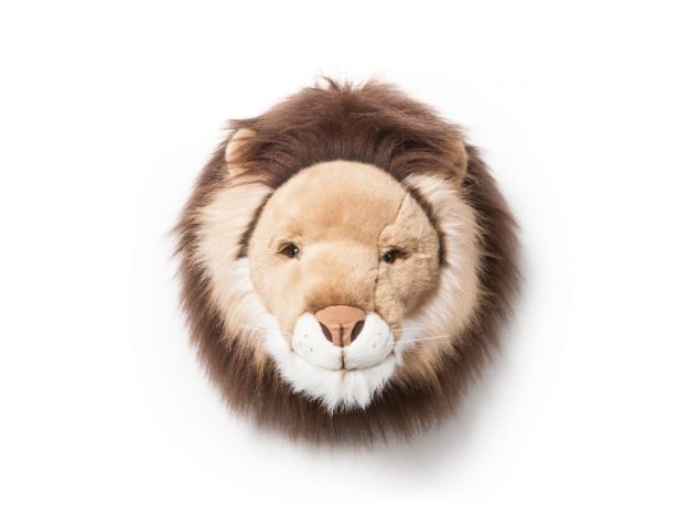 Wild & Soft Plush "Cesar The Lion" Wall Mounted Animal Head